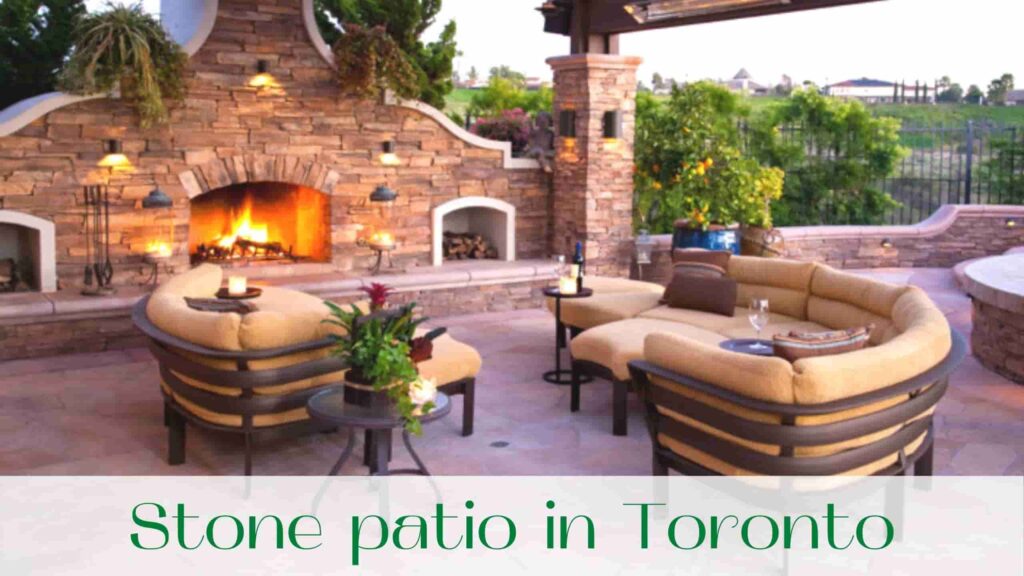 1 Stone Patio In Toronto Amazing Stone Backyard 647 830 4834   Image Stone Patio In Toronto 1024x576 