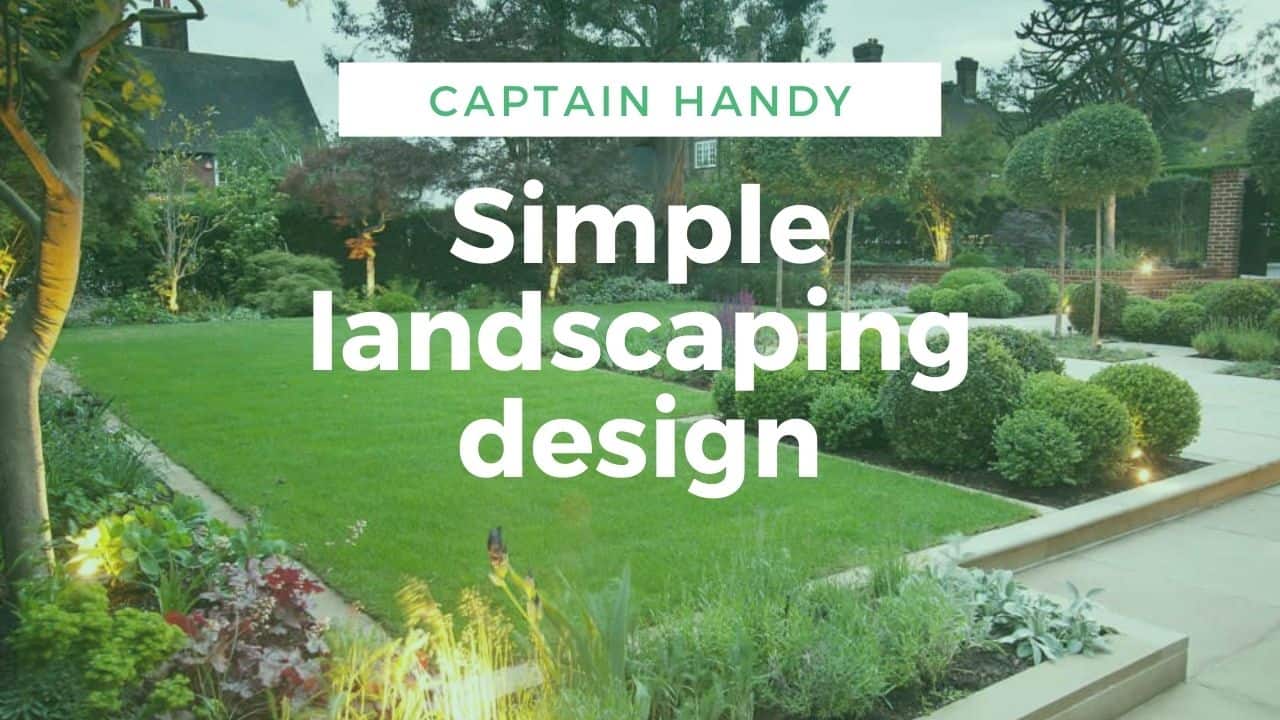 Simple landscaping design