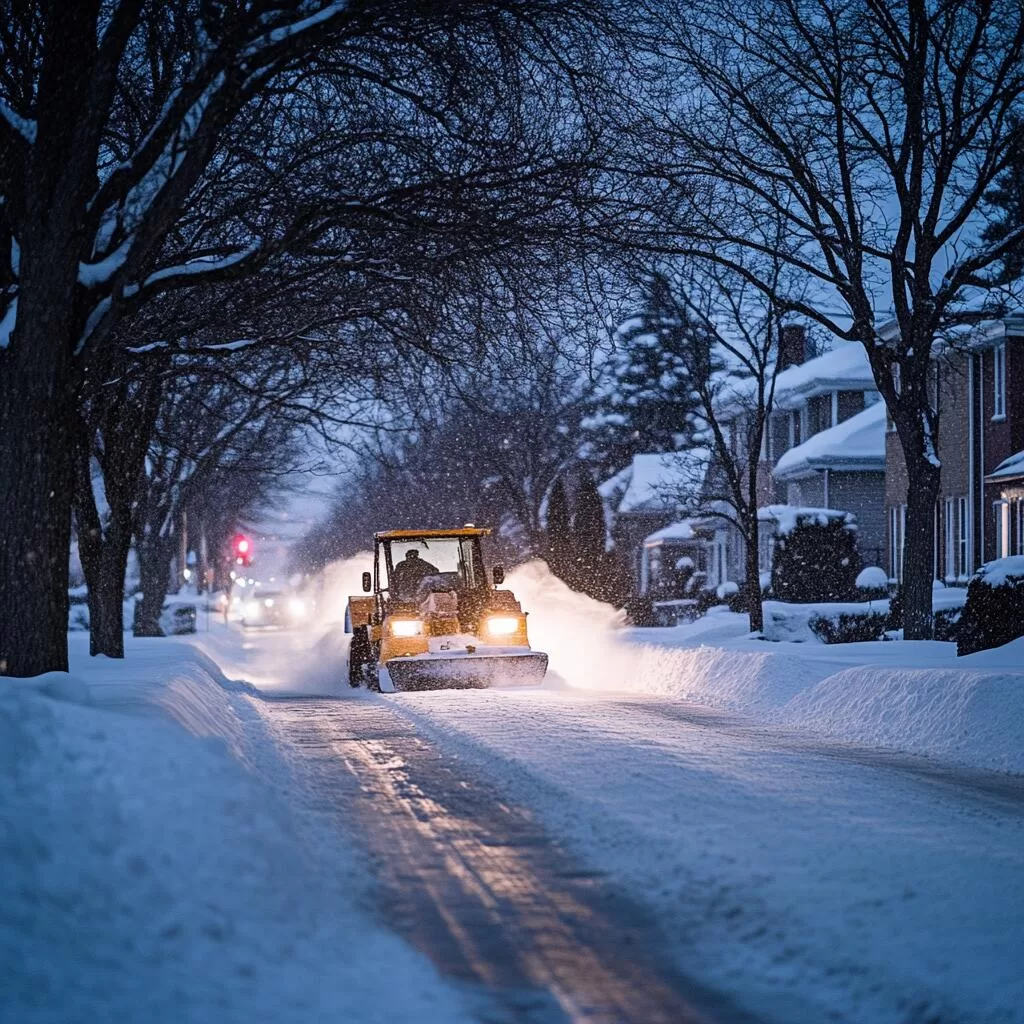 Commercial snow removal in Concord