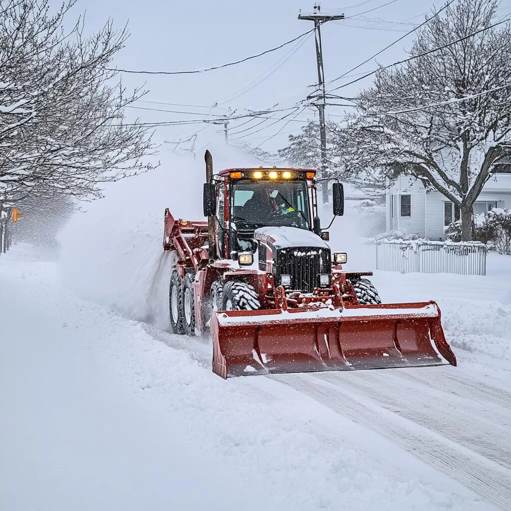 commercial snow removal in Burlington