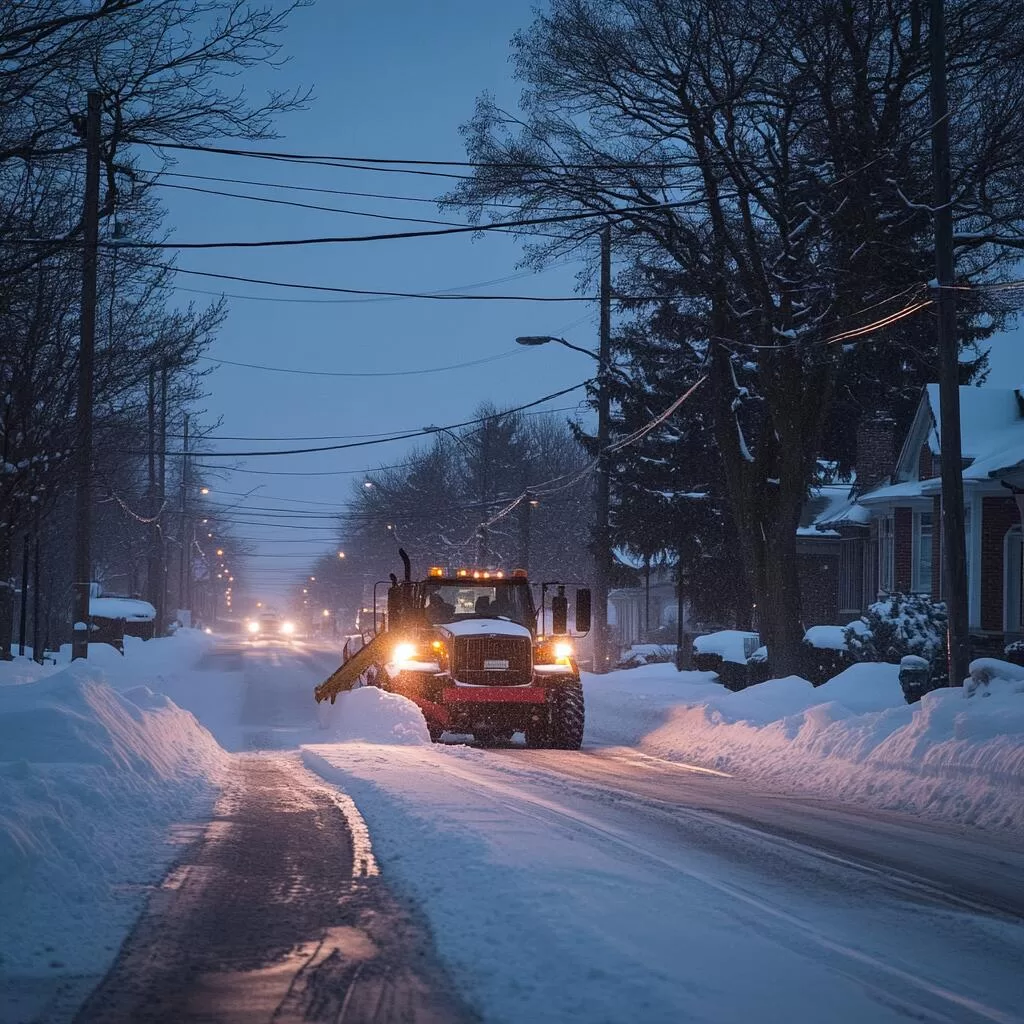 commercial snow removal in Caledon