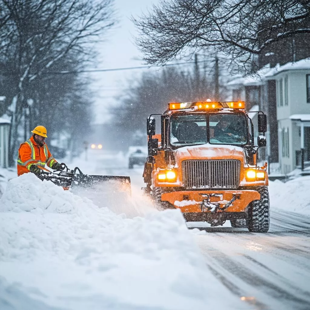 commercial snow removal in East York