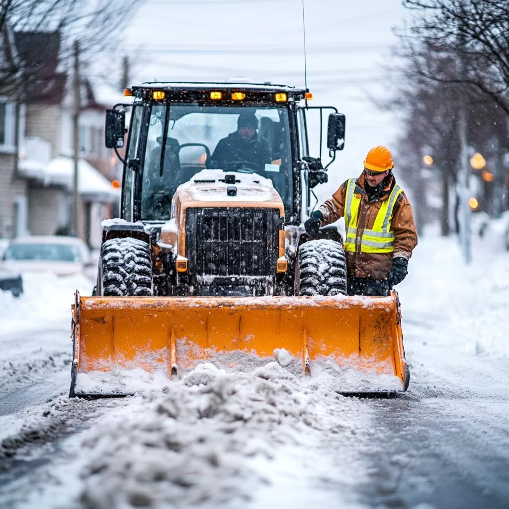 commercial snow removal in Halton Hills