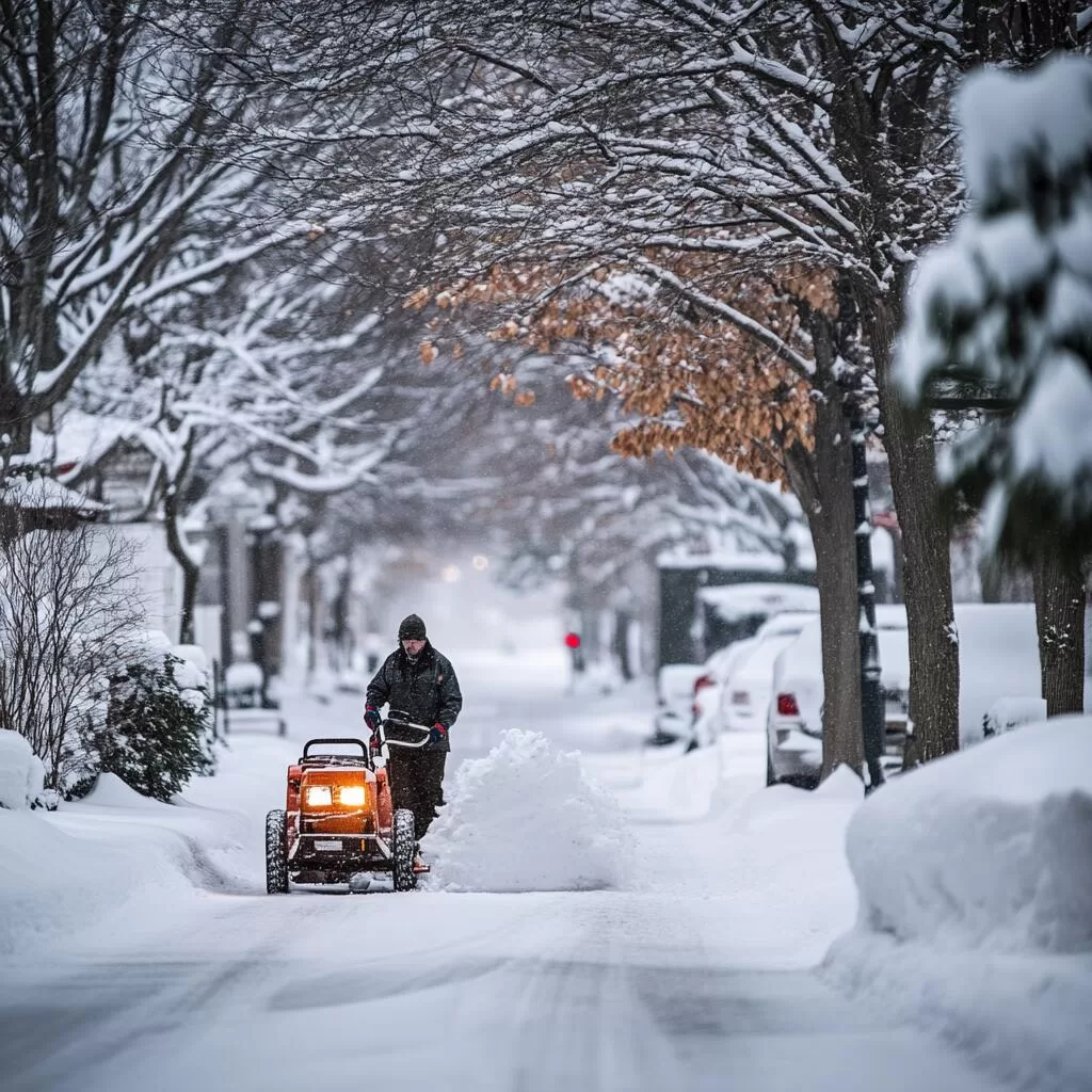 Commercial snow removal in Newmarket