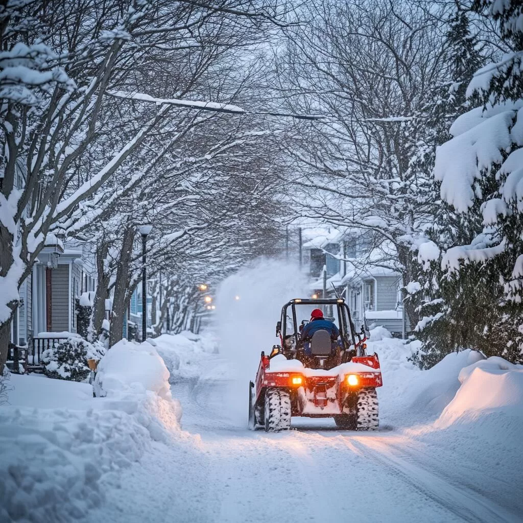 Commercial Snow Removal in Milton