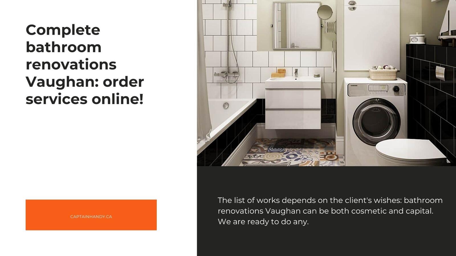Bathroom Renovations Vaughan - Turnkey - From $500