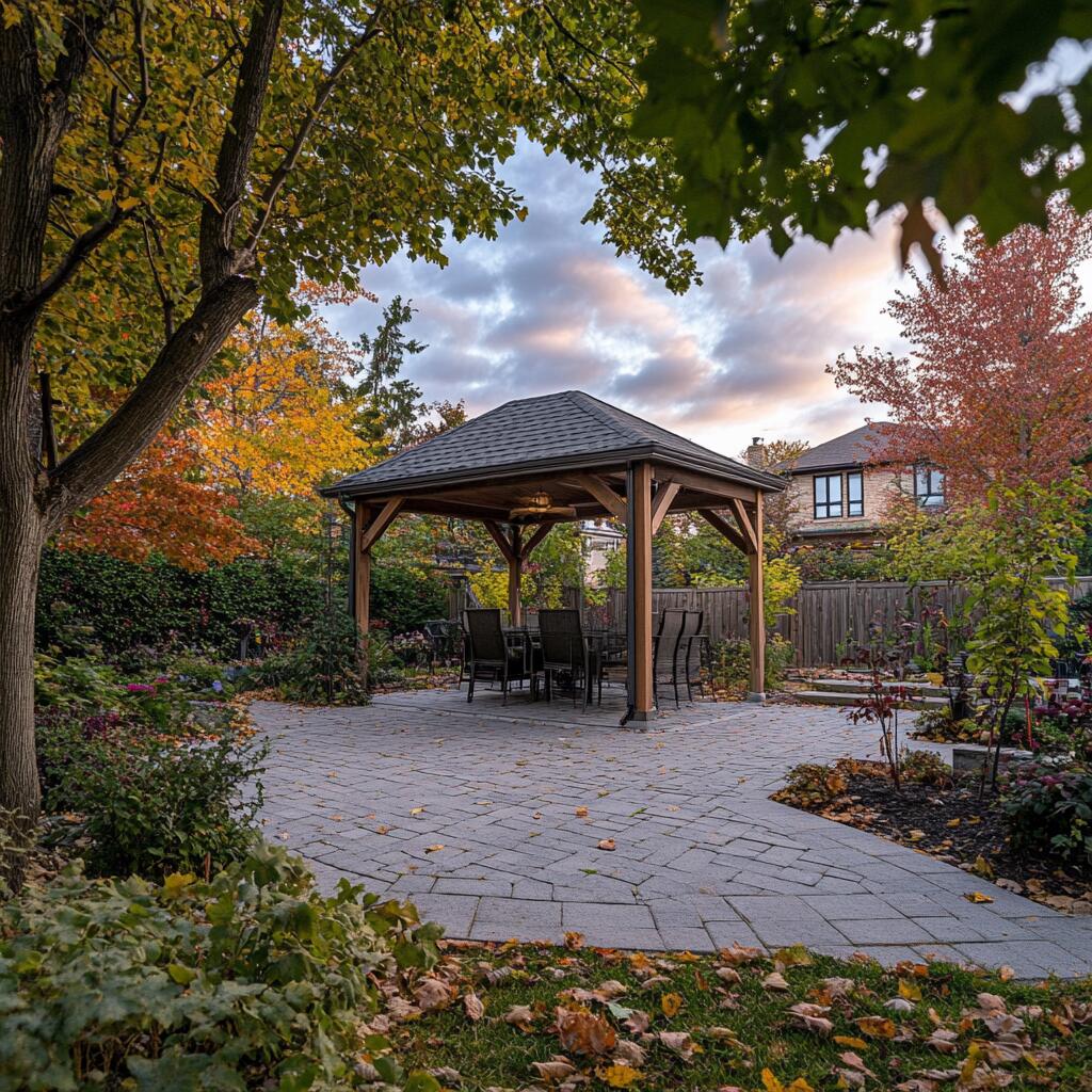 Backyard Interlocking in Downtown Toronto