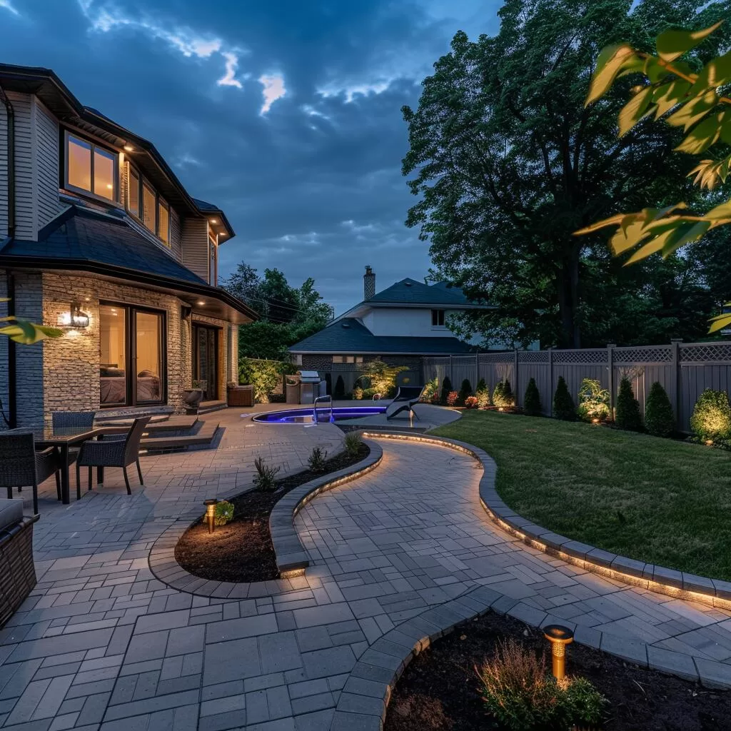 Backyard Interlocking in Kleinburg