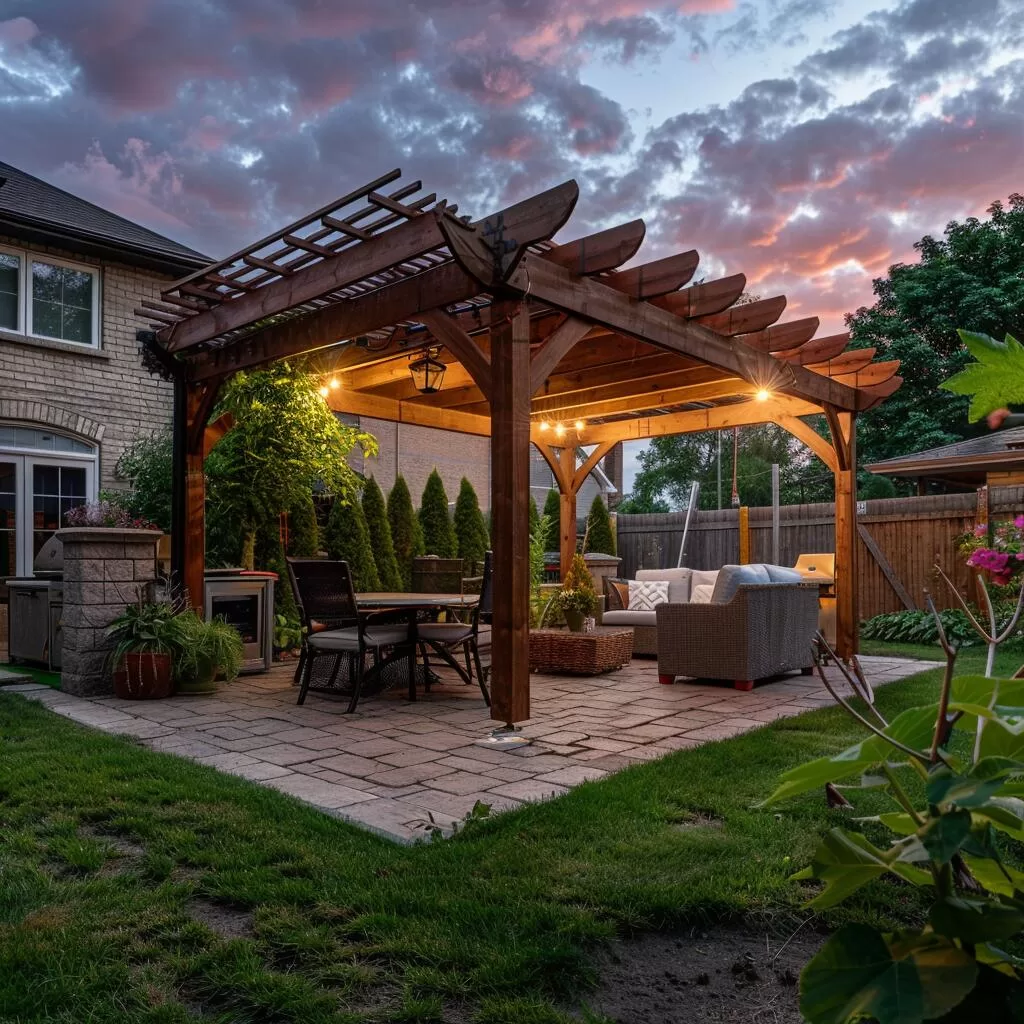 Pergola building in Richmond Hill