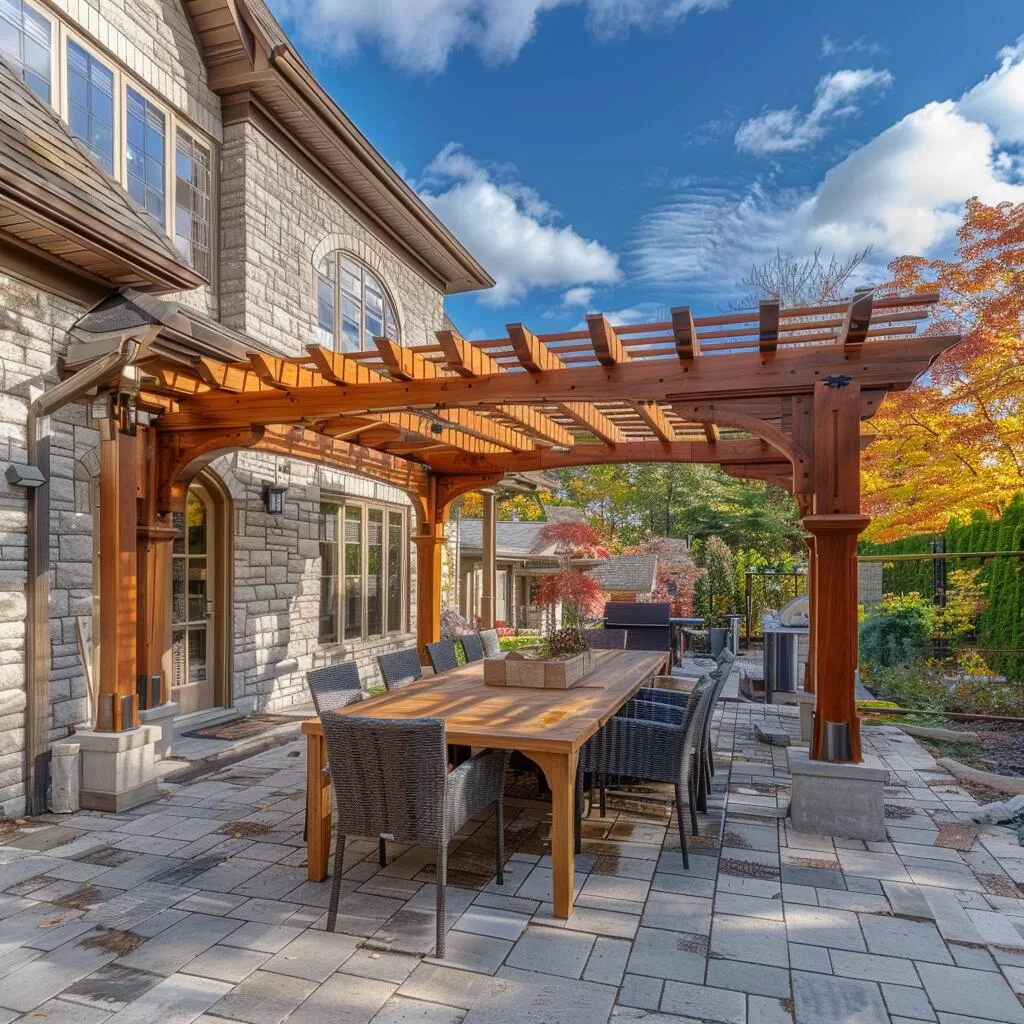 Pergola building in Schomberg