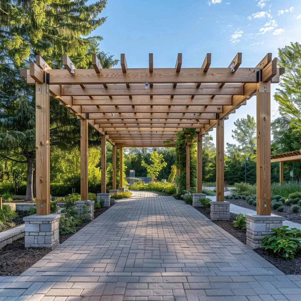 Pergola building in Uxbridge