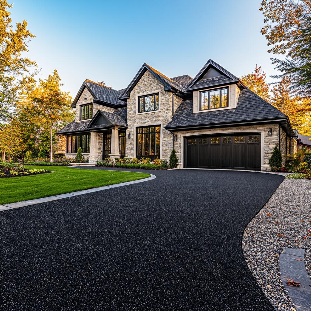 Asphalt Driveway Interlocking in Unionville