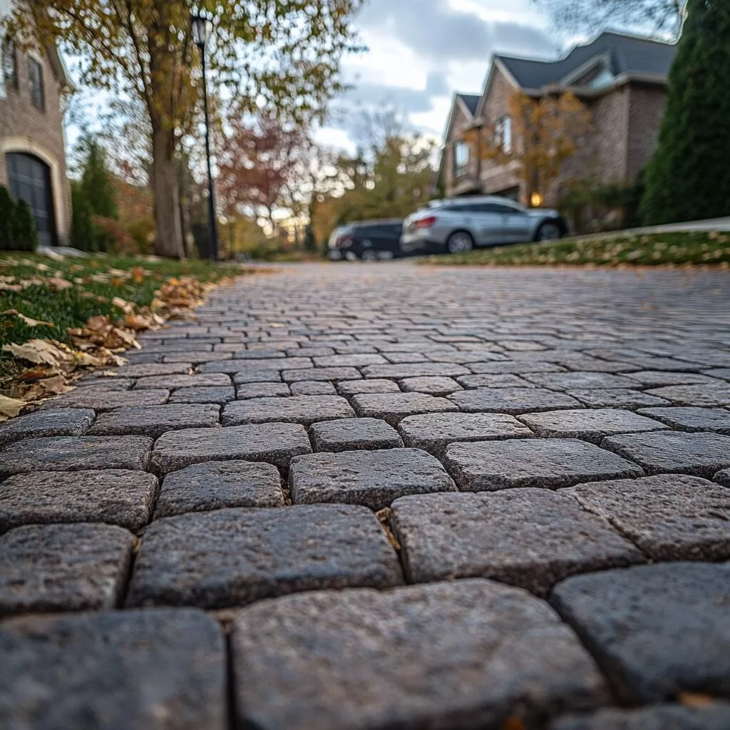 Brick driveway interlocking in Oshawa