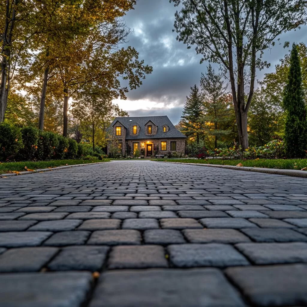 Driveway interlocking in Burlington