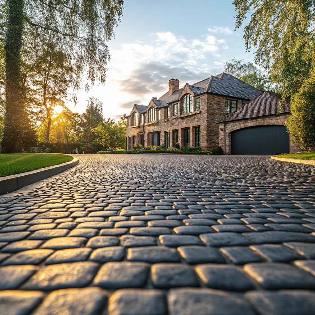 Driveway paving in Bridle Path