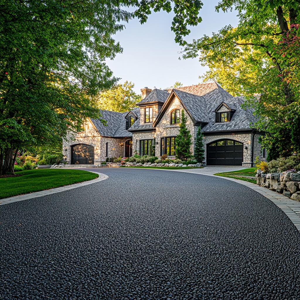 asphalt driveway interlocking in York Mills