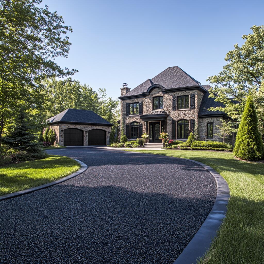 Asphalt driveway interlocking in Bolton