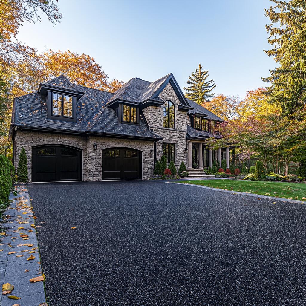 Asphalt driveway interlocking in Burlington