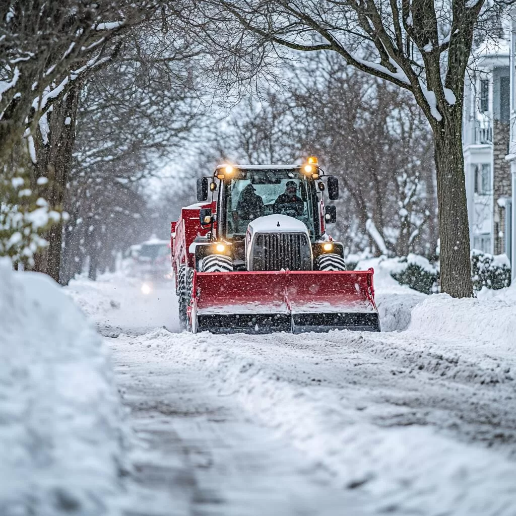 Commercial snow removal in Unionville