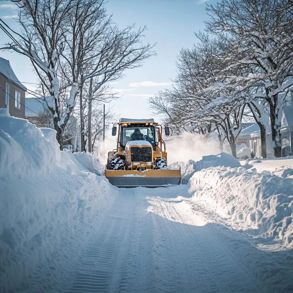 Commercial snow removal in Vaughan