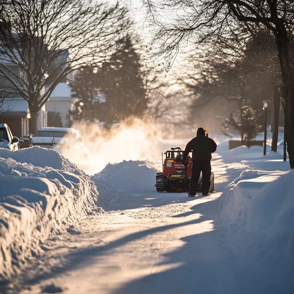 commercial snow removal in Stouffville