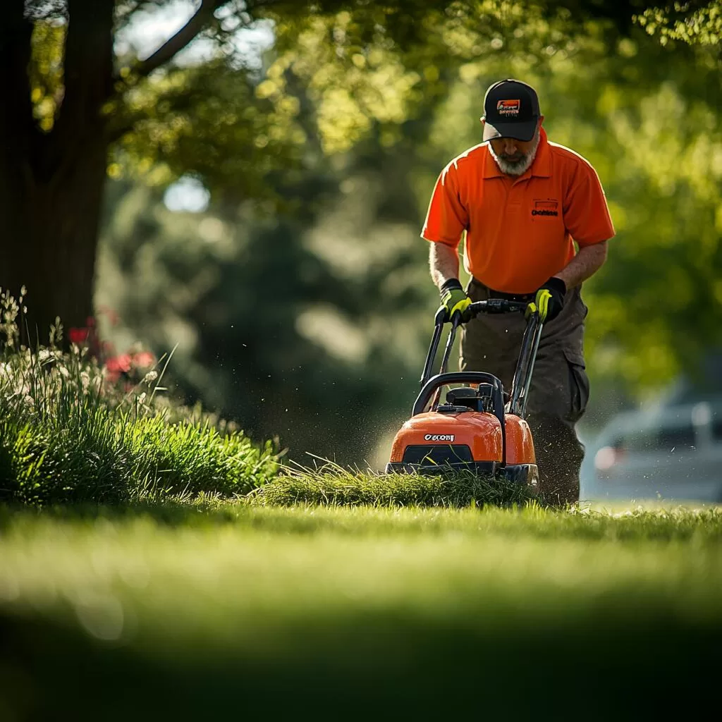 Commercial Cutting Grass in Ajax