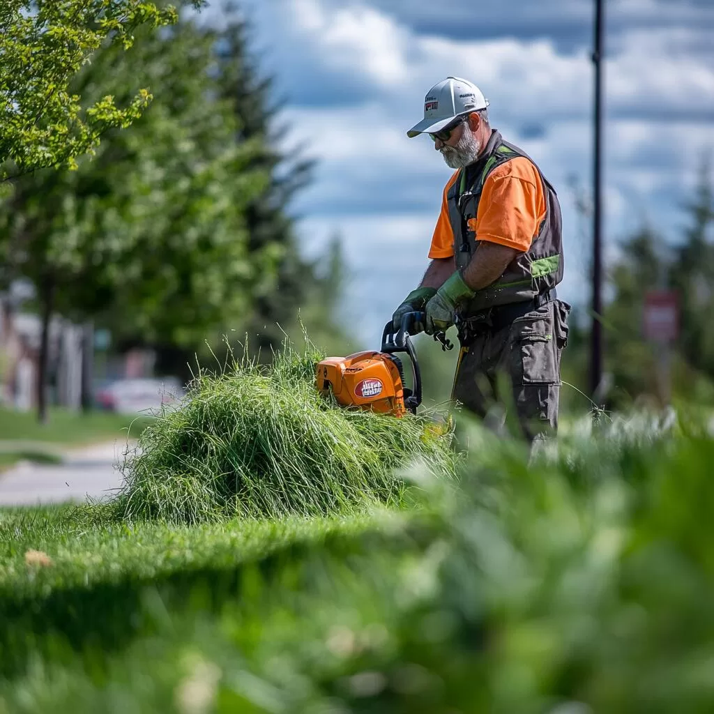 Commercial Cutting Grass in Bridle Path