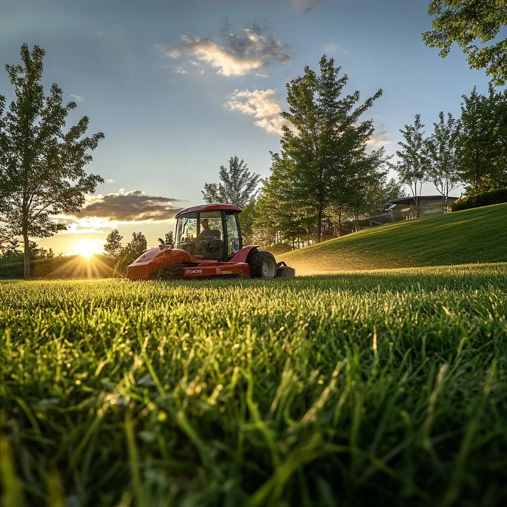 Commercial cutting grass in Caledon