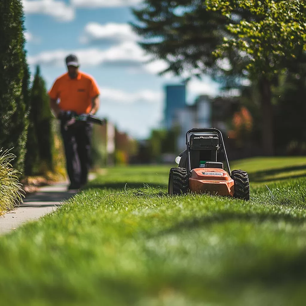 Commercial Cutting Grass in Georgetown