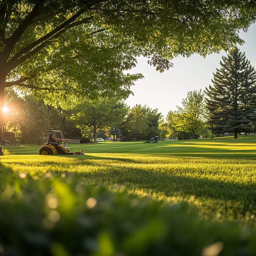 Commercial Cutting Grass in Hamilton