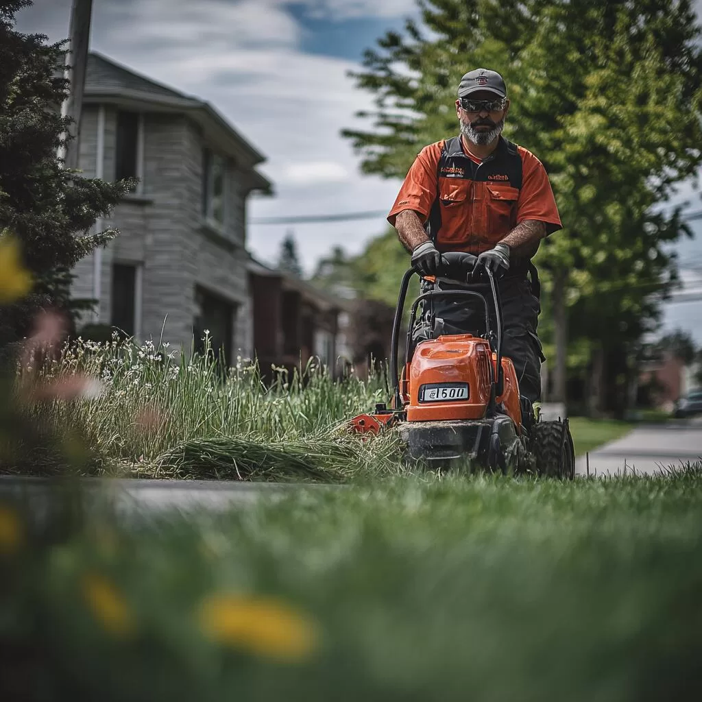 Commercial Cutting Grass in King City