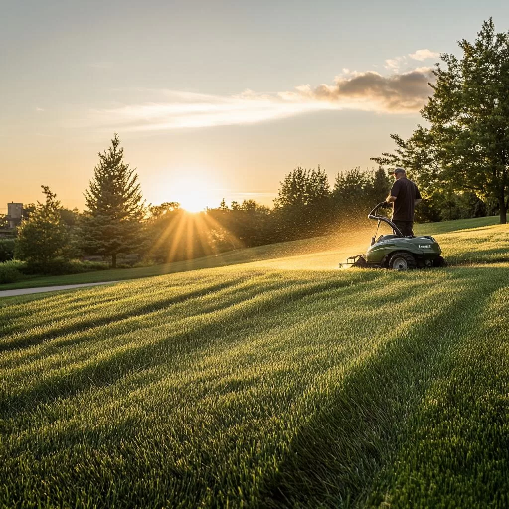 Commercial cutting grass in Schomberg