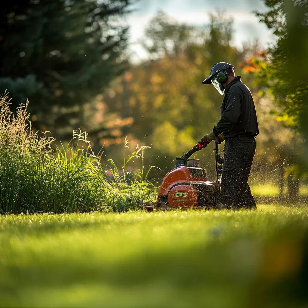 Commercial Cutting Grass in Stouffville