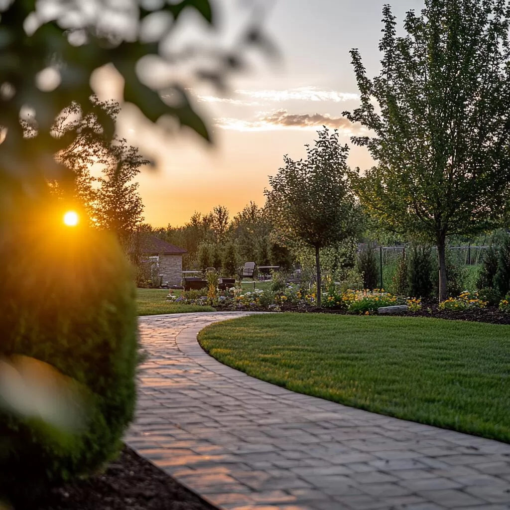 Commercial maintenance landscape in Aurora