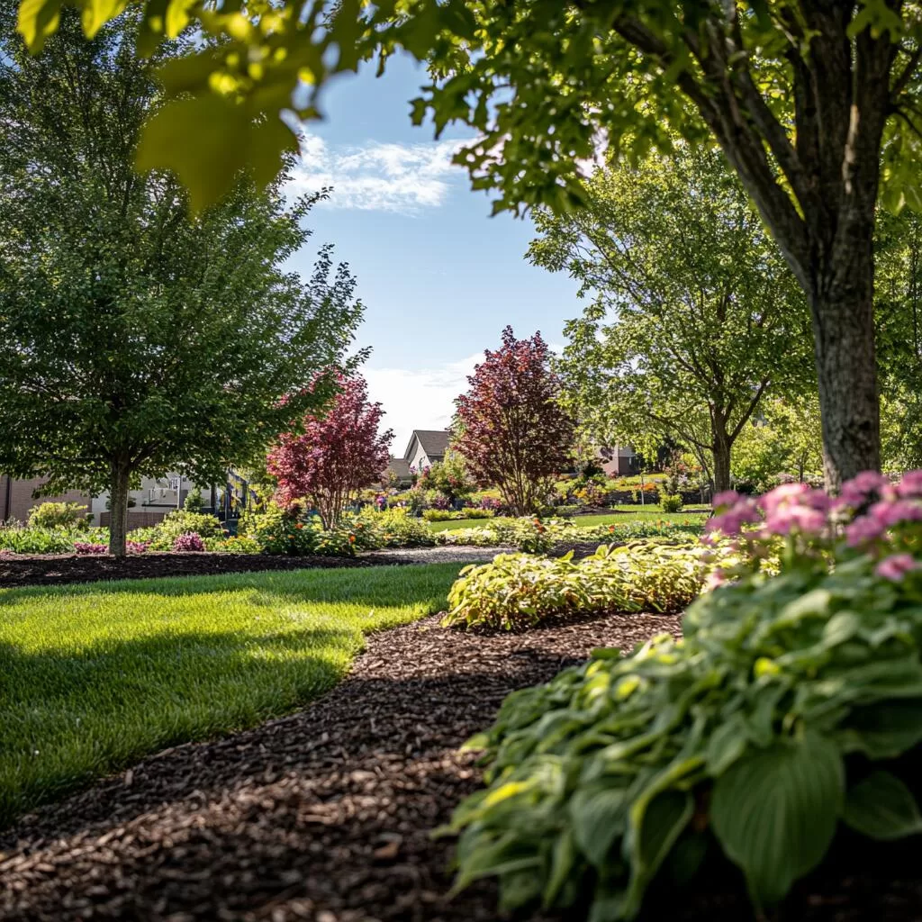 Commercial maintenance landscape in Concord