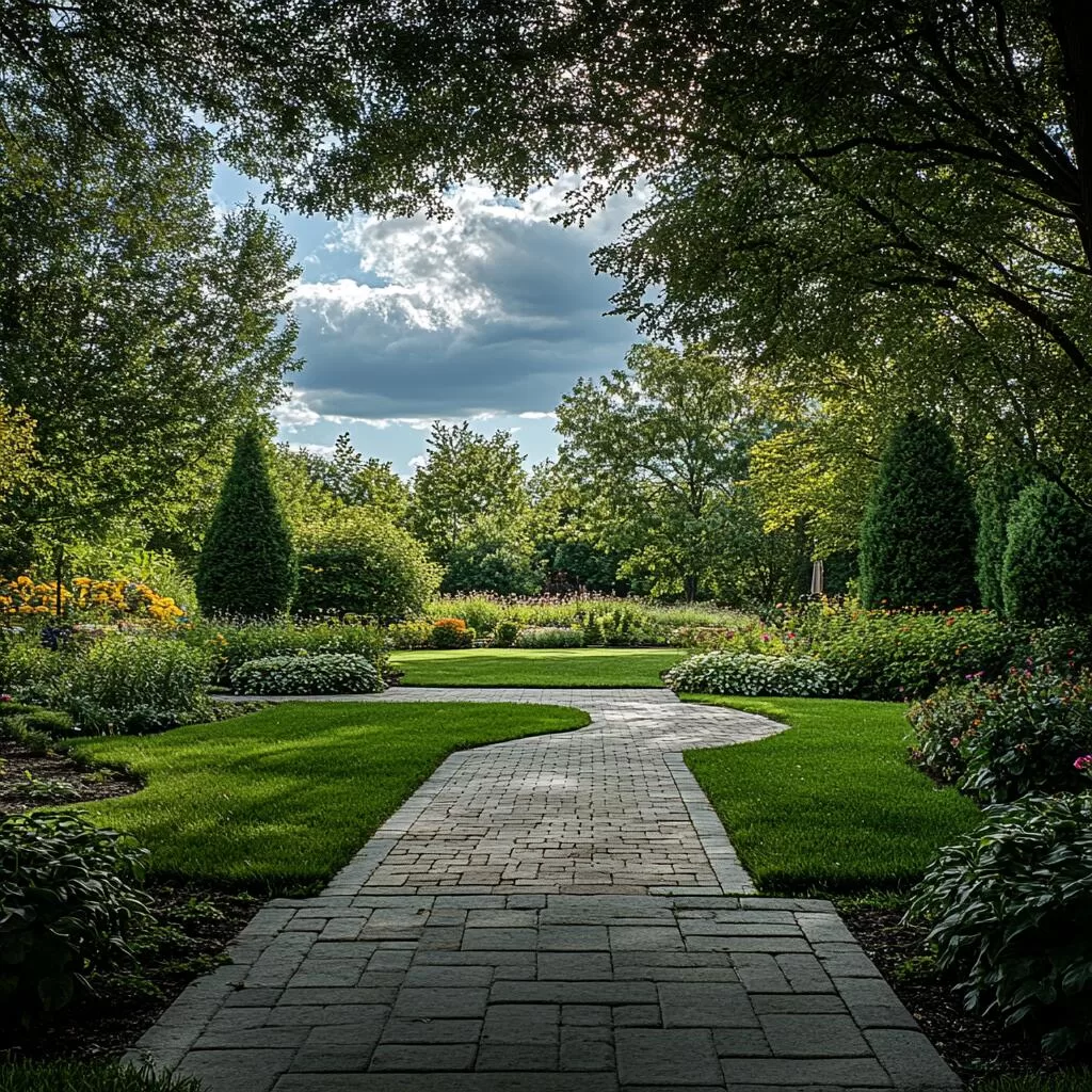 Commercial maintenance landscape in Downtown Toronto