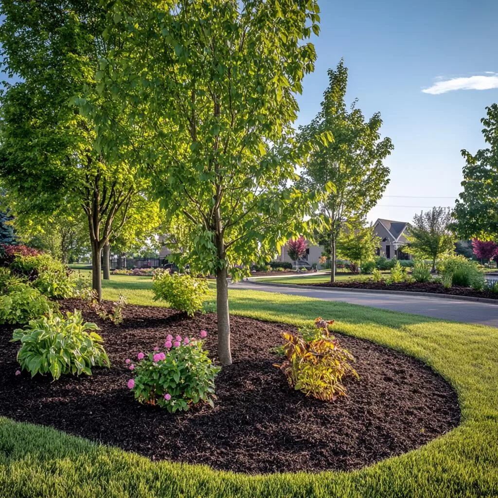 Commercial maintenance landscape in Georgetown