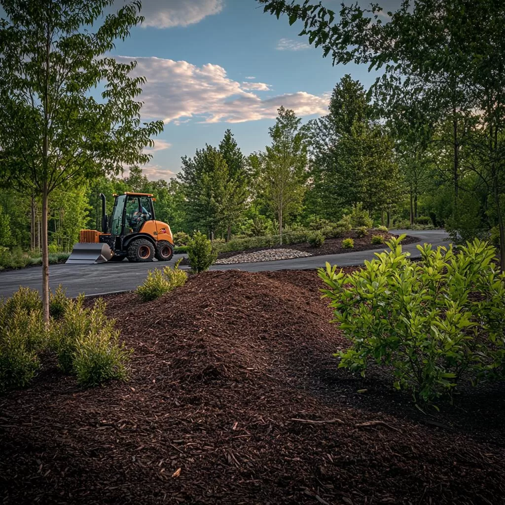 Commercial maintenance landscape in Halton Hills