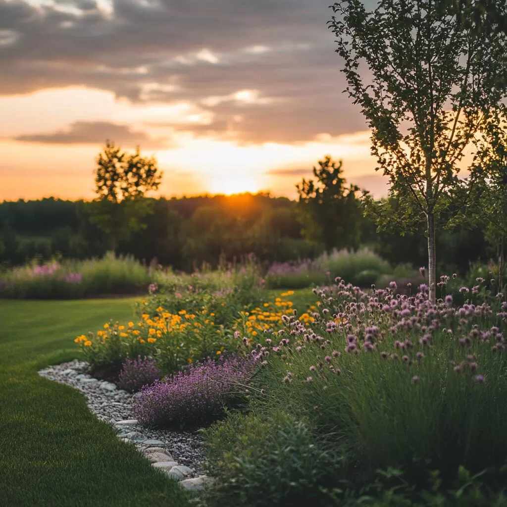 Commercial maintenance landscape in Kleinburg