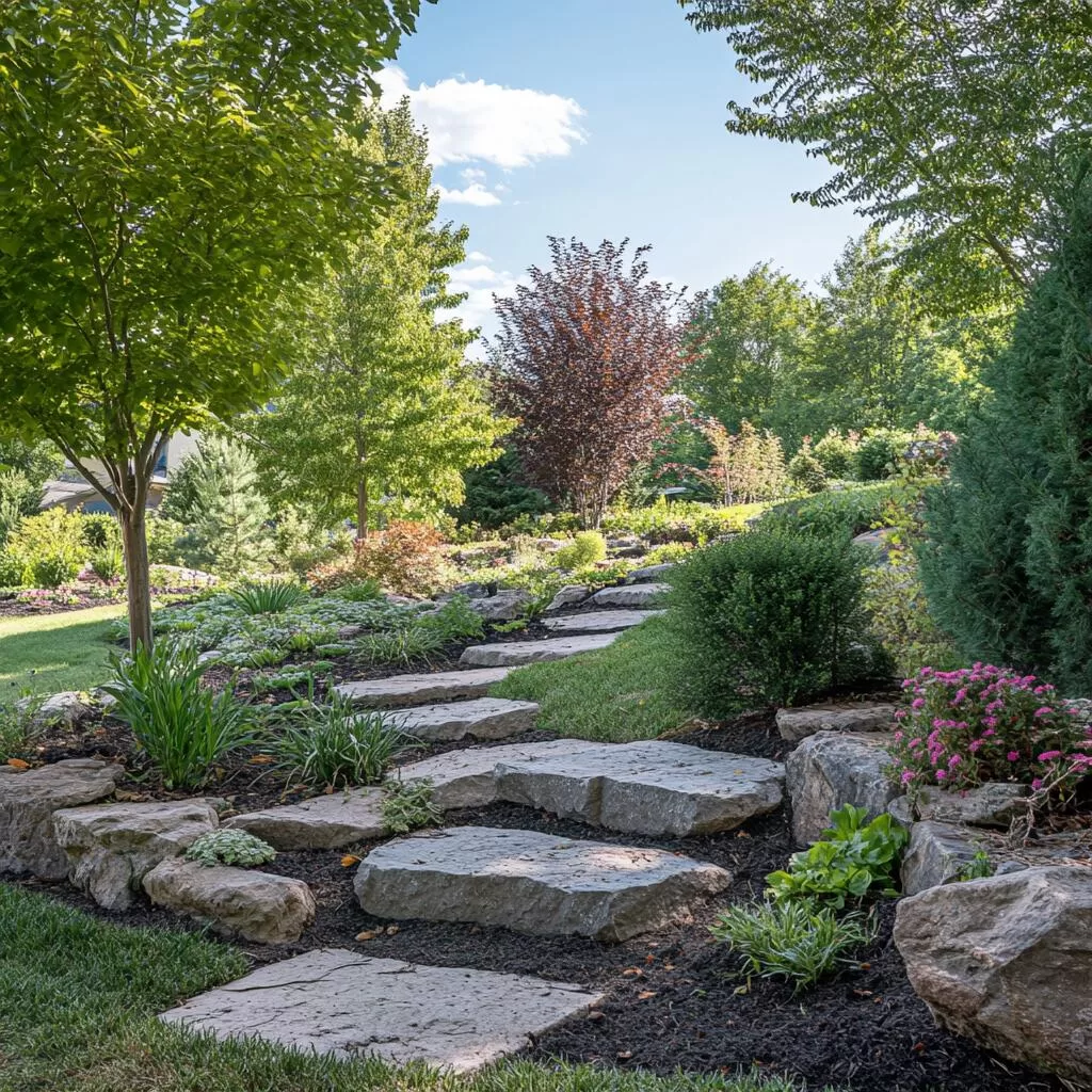 Commercial maintenance landscape in Richmond Hill