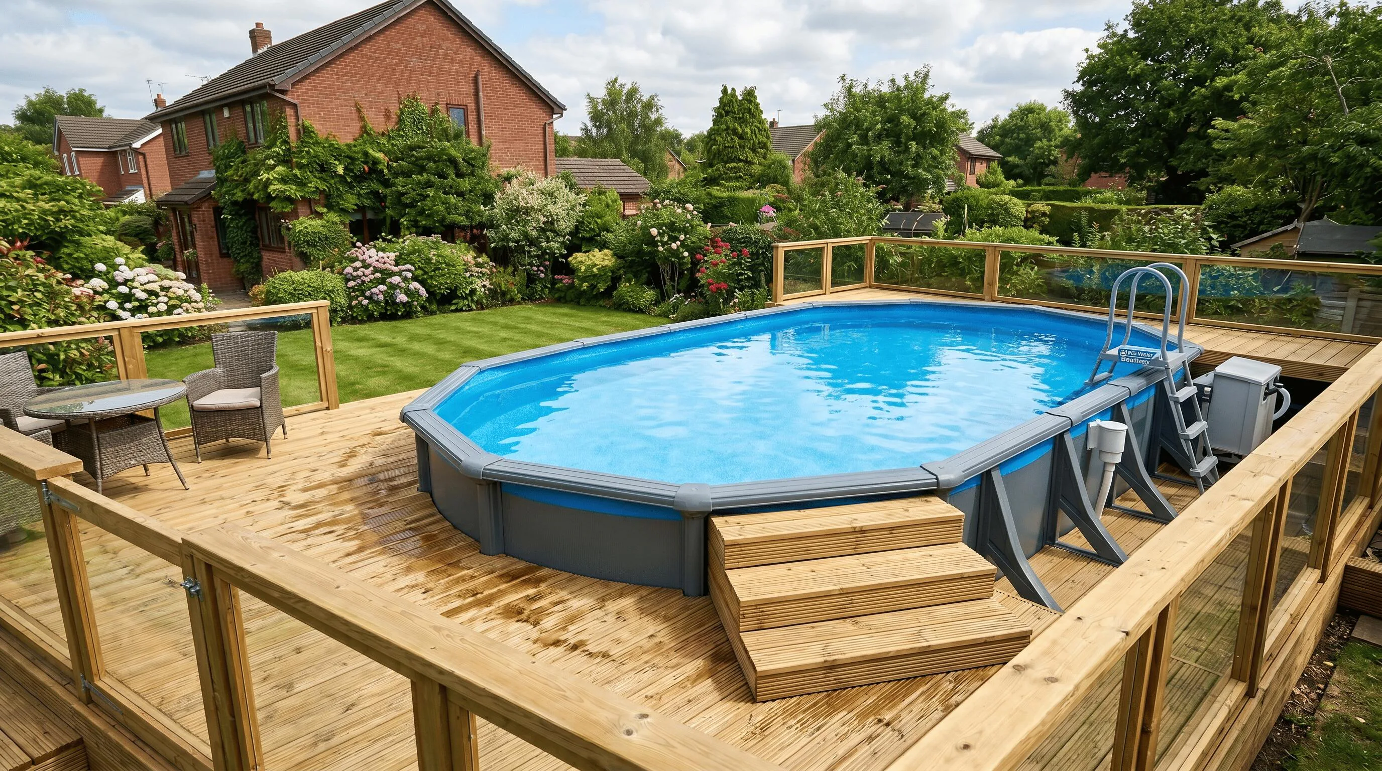 Above ground pool Installation in Bolton