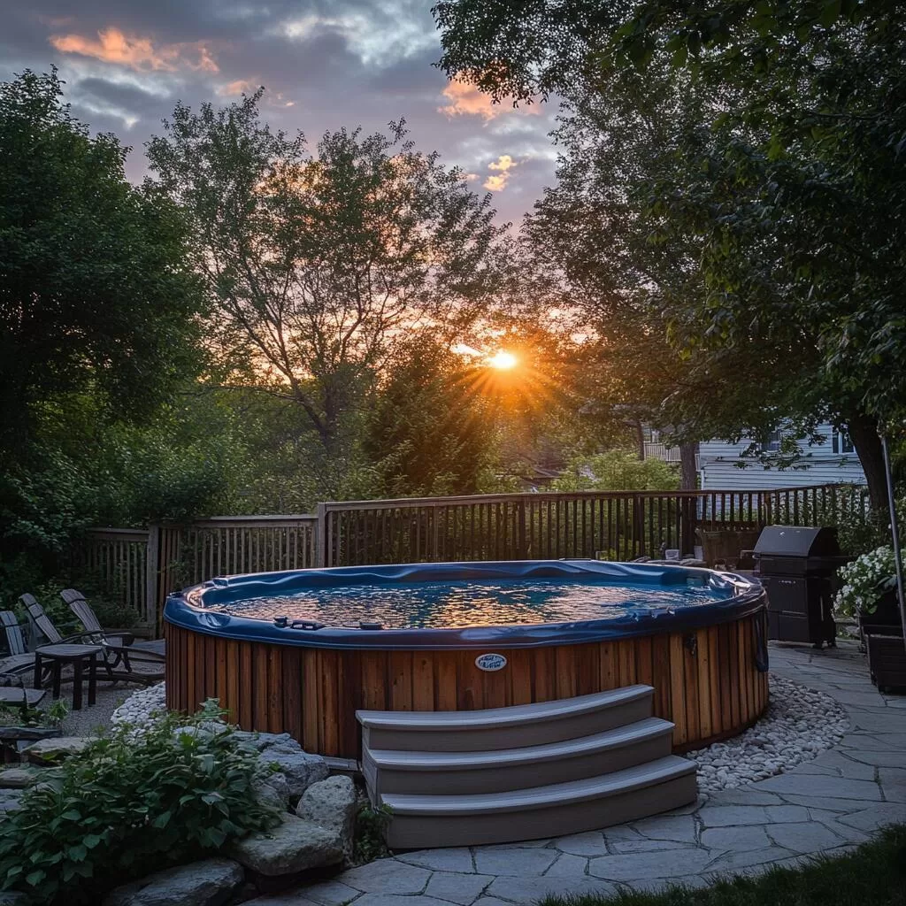 Above Ground Pool Installation in Burlington