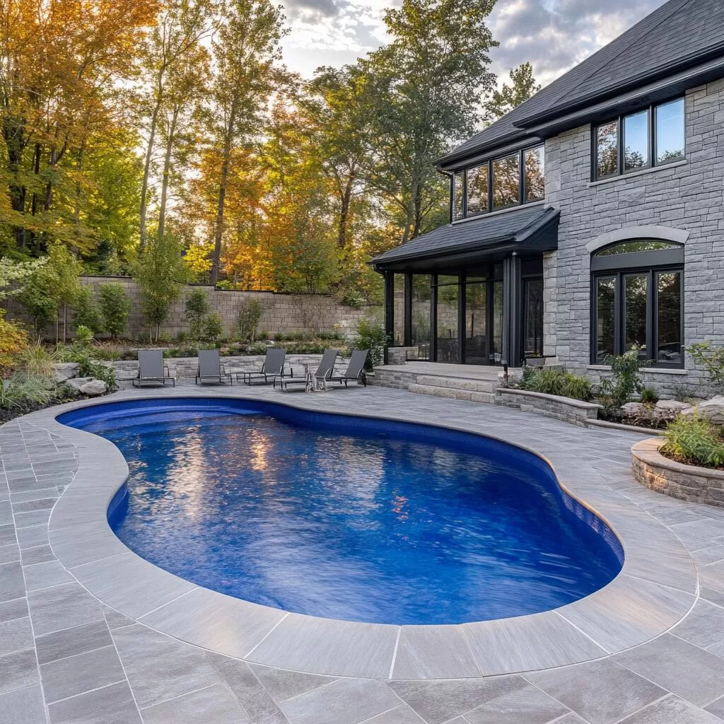 Fiberglass Pool Installation in Bridle Path