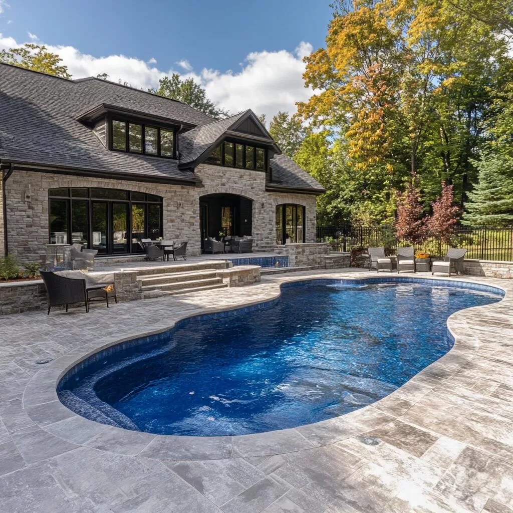 On Ground Pool Installation in Burlington