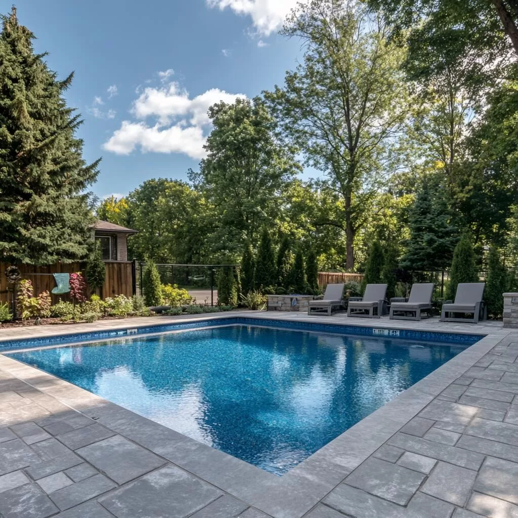On Ground Pool Installation in Blue Mountain