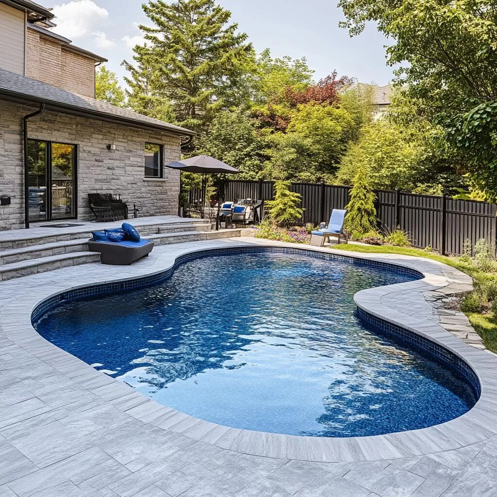 On Ground Pool Installation in Caledon