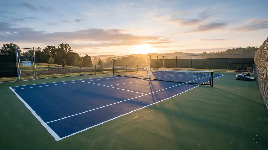 Tennis Court Construction in East York