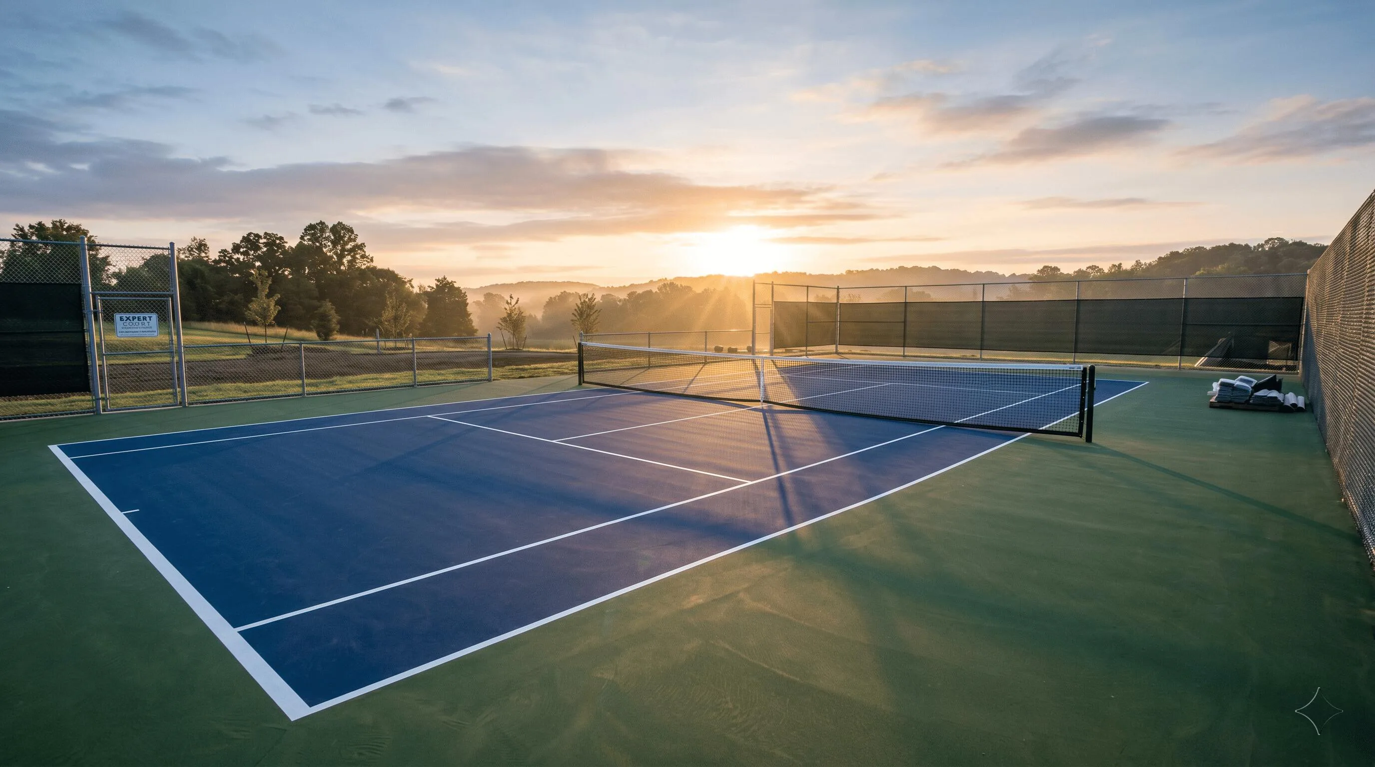 Tennis Court Construction in East York