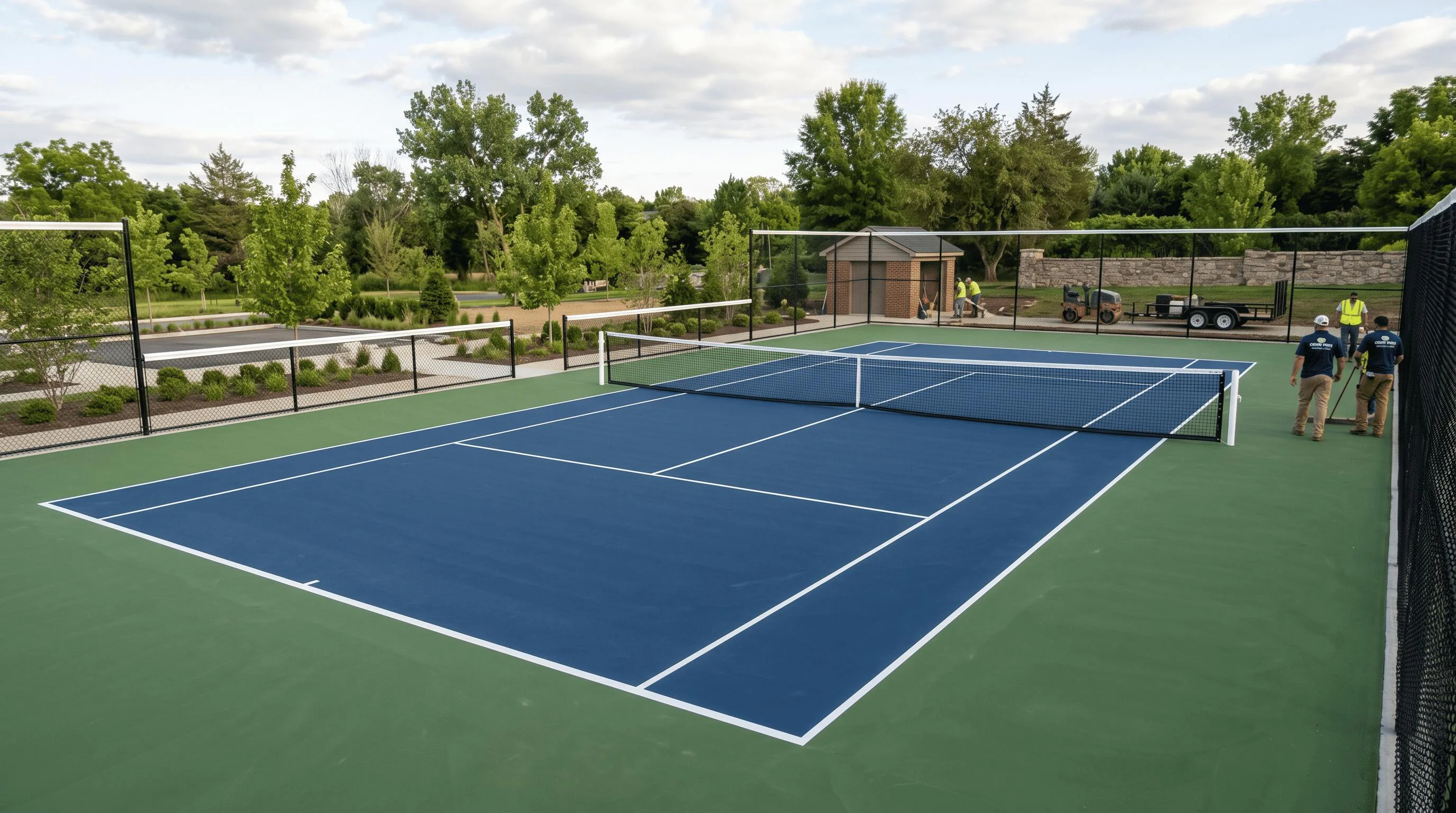 Tennis Court Construction in Markham