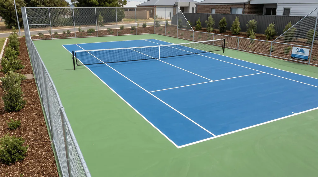 Tennis Court Construction in Milton